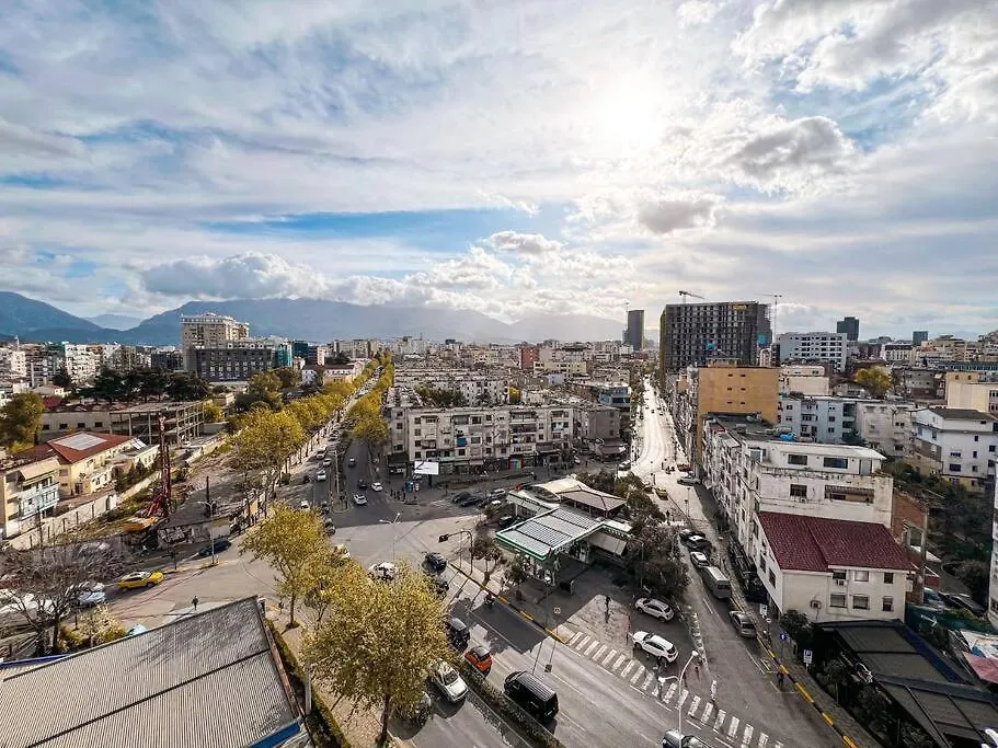 Highrise City View 2-Br Apt Tirana